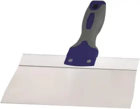 10918 Warner Manufacturing Co. 8 Inch Progrip Stainless Steel Drywall Taping Knife Soft Grip Handle
