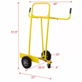 Wch 699953233247 750lbs Drywall Service Cart Dolly Heavy Duty Steel Handling Sheetrock Panel #2