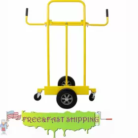 Wch 699953233247 750lbs Drywall Service Cart Dolly Heavy Duty Steel Handling Sheetrock Panel
