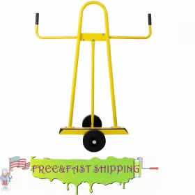 Wch 699961368689 750lbs Load Drywall Service Cart Dolly Heavy Duty Steel Handling Sheetrock Panel