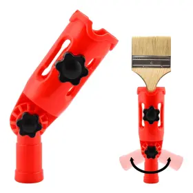 Weilingbo 22435269 Multi-angle Paint Brush Extender Edger Tool For High Ceilings Red