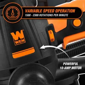 Dw1085 Wen 10 Amp Variable Speed Handheld Drywall Sanderw/dust Hose And Collection Bag #2