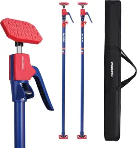 W004709 Workpro Cabinet Jack Support Pole 54-114 Inches Steel 54 Inch -114 2pc