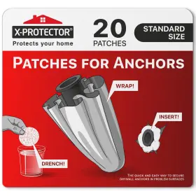 Ap-20-60 X-protector Patches For Anchors - 20 Pcs Standard Size White