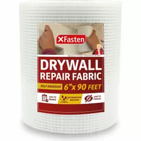 Xfasten 612520552657 Drywall Repair Mesh Tape - 6-inch X 90-foot For Fib