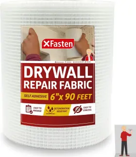 Drt690 Xfasten Drywall Repair Mesh Tape - 6-inch X 90-foot For