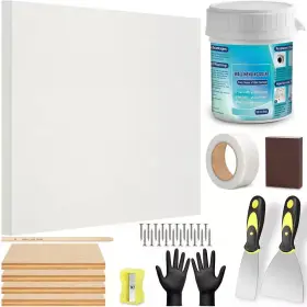Xinyoec 313089540559 33-piece Drywall Repair Kit With 12 Inch X Panel Spackle