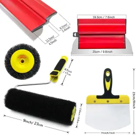 Xwadjcd 10 9 6.7 Drywall Skimming Blade Set Inch Ro #2