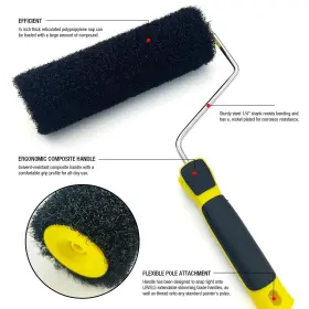 Xwadjcd 10 9 6.7 Drywall Skimming Blade Set Inch Ro #3