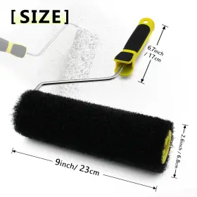 Xwadjcd 747783462884 9 Inch Drywall Compound Roller Texture Brush Suitable For Co #2