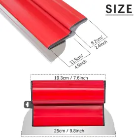 Xwadjcd 747783950763 Drywall Skimming Blade 10 Inch Smooth Finish Precision 0.5mm European Sta #2