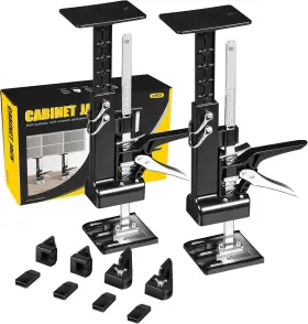 Yellow Jacket 445024185198 Cabinet Jacks 2 Pack For Installing Cabinets Labor Saving Arm Jac
