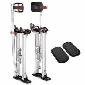 Yescom 08set002-244011pad Drywall Stilts With 1 Pair Stilt Pad Replacement 24 Inch -40 Aluminum Tool