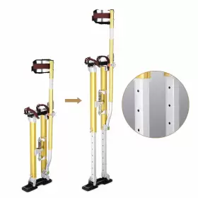 08sti002-2440-15 Yescom Pre-sales 24 Inch -40 Drywall Stilts Adjustable Aluminum For Painting Taping #2
