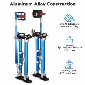 08sti002-2440b03 Yescom Drywall Stilts 24 Inch -40 With Pads Aluminum Tool For Painting Taping #3