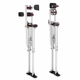 08sti004-5064-11 Yescom 50 Inch - 64 Aluminum Drywall Stilts Adjustable For Painting Painter Taping Silver
