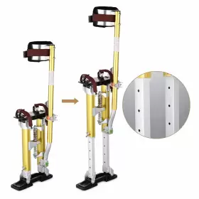 08sti005-1624-15 Yescom Pre-sales 16 Inch -24 Drywall Stilts Adjustable Aluminum Tool For Painting #2