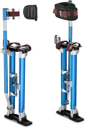 Yescom 445003363340 Drywall Stilts 24 Inch - 40 Adjustable Aluminum Painting Tool With Comfort L