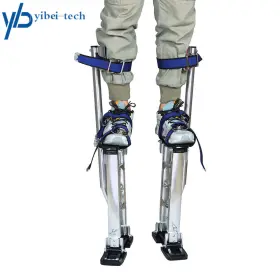 Yi166250t Yibei-tech Drywall Stilts 18 To 30 Inch Adjustable Aluminum Tool Professional Grade