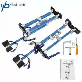 Yi214823t Yibei-tech Aluminum Professiona Adjustable Drywall Stilts 24ftft - 40ftft For Painting Painter