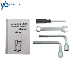 Yi220899t Yibei-tech Adjustable Drywall Stilts 36ftft - 48ftft Painters Walking Taping Finishing Tools #2