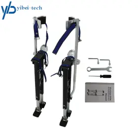 Yi220906t Yibei-tech Drywall Stilts 36 Inch - 48 Adjustable Aluminum Painters Walking Finishing Tools
