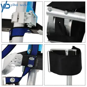 Yi220913t Yibei-tech Adjustable Aluminum Painter Taping Drywall Stilts 36 Inch - 48 Tool Stilt Blue #2