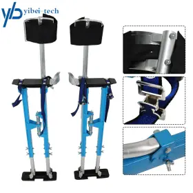 Yi220913t Yibei-tech Adjustable Aluminum Painter Taping Drywall Stilts 36 Inch - 48 Tool Stilt Blue #3