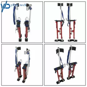 Yi220934t Yibei-tech Adjustabl Aluminum Drywall Stilts Tool 24-40 In For Taping Painting Painter Red #2
