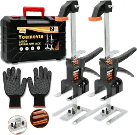 Orange-01 Yoemovte Arm Jack 2pcs 14 Inches Upgrade Multifunctional Labor Saving Black