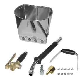 2312030em-scs-y Ysil Stucco Cement Sprayer 4 Jets Plaster Mortar Pneumatic Hopper Spray Gun Wall P #2