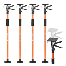Zhoptow 738232178616 Adjustable Support Pole - Cabinet Jack Drywall Lift 4-pack 45-114inch Adjustab