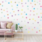 240 Pieces Polka Dots Wall Decals Inch Multi-color Rainbow Vinyl Removabl. Fixed Price $16.99.