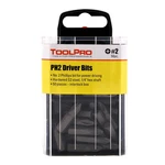 Toolpro 50 Piece Phillips Head Bit Set S2 Steel With Interlocking Storage Box. Fixed Price $27.19.