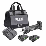 Flex FX2471-2A 24V 2.5AH Lithium-ion Cordless Drywall Cut Out Tool Kit. Fixed Price $249.00.
