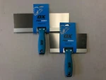 Ox Tools Pro Stainless Steel Taping Knife Piece Set (8" And 12"). Fixed Price $24.99.