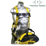 Guardian Fall Protection Harness/lanyard Kit Harness, Lanyard, Bag- XL-2XL. Fixed Price $89.99.