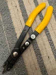 Craftsman 8" Convertible Internal External Snap Ring Pliers Yellow Handle 45358. Fixed Price $13.00.