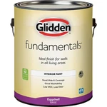 Glidden Fundamentals Eggshell Interior Paint, Ultra-deep Base, 1 Gal.. Fixed Price $18.52.