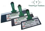 Usg Sheetrock Pro Drywall Taping Knife Set 8-10-12" Blue Steel Matrix Style Grip. Fixed Price $54.99.