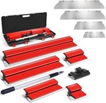 Senhill Drywall Skimming Set With Replaceable Blades, 10", 16", 24",.... Fixed Price $155.64.