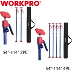 Workpro Cabinet Jack Support Pole 2 PACKS/4 54-114 Inches Steel Telescopic. Fixed Price $92.99.