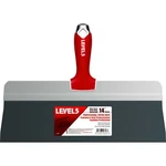 LEVEL5 14" Blue Steel Big Back Drywall Taping Knife W/ Soft Grip Handle 5-186. Fixed Price $17.99.