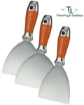 Kraft 1-PIECE Sure Grip All-stainless Putty Knife Set (4 , 5 6 ). Fixed Price $63.00.