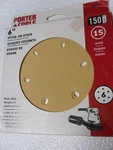 Porter Cable 77155 150 Grit Drywall Sanding Disc For Sander (5-PACK). Fixed Price $9.45.