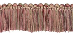 Copro 1/2" Brush Fringe Trim, Berry Patch Red Sold By The Yard. Fixed Price $5.09.