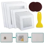 Wyirong 19 Pack Drywall Repair Kit For Large Holes, 2/4/6/8 Inch White. Fixed Price $15.86.