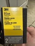 (2-PK) 3M Drywall Sanding Sponge Fine/medium Grit 19093. Fixed Price $7.53.