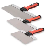 Walboard Wal-board Tools 3 Peice Stainless Drywall Taping Knife Set 8-12 Inch. Fixed Price $60.65.