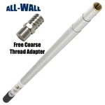 3 -8 Extendable Drywall Corner Roller Handle With Free Coarse Thread Adapter. Fixed Price $89.99.